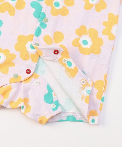 Ampersand（アンパサンド）の「総柄バラエティロンパス（ロンパース・キッズ・ブルー/ベージュ/パープル/アイボリー・80/70/60）」の12枚目の写真