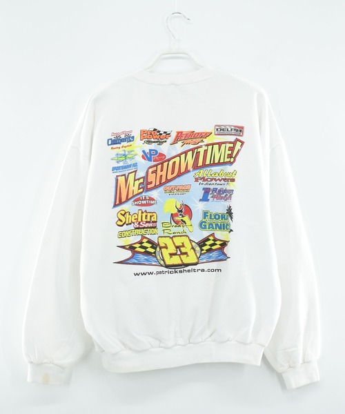 JERZEES（ジャージーズ）の「【ヴィンテージ古着】90’s JERZEES “#23 Patrick Sheltra” レーシング スウェット（スウェット・メンズ・ホワイト・X-LARGE）」の9枚目の写真