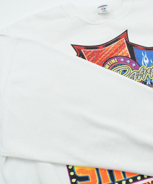 JERZEES（ジャージーズ）の「【ヴィンテージ古着】90’s JERZEES “#23 Patrick Sheltra” レーシング スウェット（スウェット・メンズ・ホワイト・X-LARGE）」の4枚目の写真