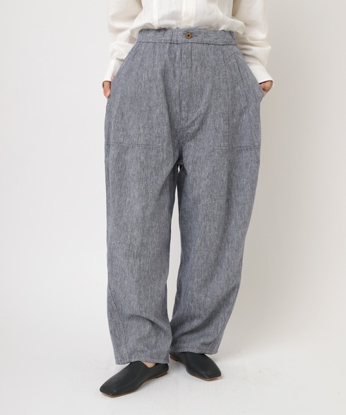 セール】R4302 リネンレーヨンコックパンツ（その他パンツ）｜URCH RNA  