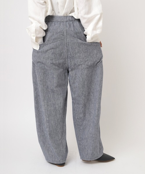 URCH RNA(アーチ アールエヌエー)の「R4302 リネンレーヨンコックパンツ(その他パンツ・レディース・ネイビー/ライム/ナチュラル・FREE)」の12枚目の写真