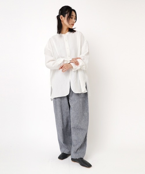 URCH RNA(アーチ アールエヌエー)の「R4302 リネンレーヨンコックパンツ(その他パンツ・レディース・ネイビー/ライム/ナチュラル・FREE)」の22枚目の写真