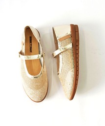 Minnetonka（ミネトンカ）の「【MINNETONKA/ミネトンカ】 メッシュメリージェーンフラットシューズ 25M01（パンプス）」