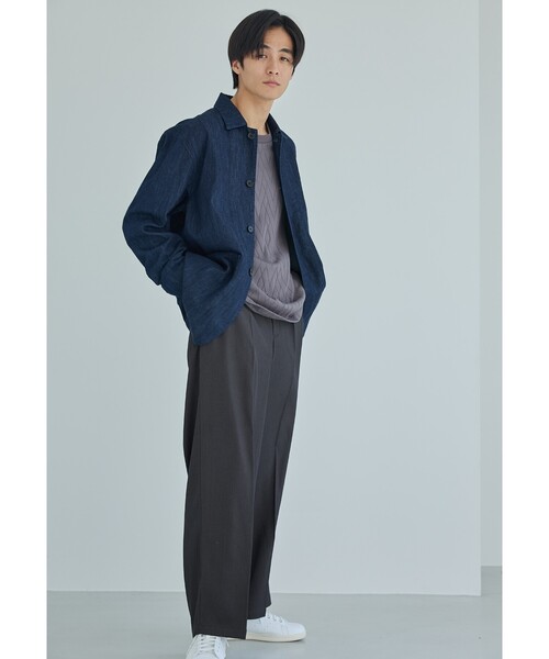 THE SHOP TK （ザ ショップ ティーケー ）の「綿麻デニムカバーオール