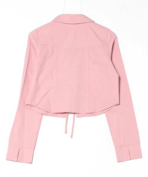 3.3 Field Trip (3.3フィールドトリップ)の「3.3 Field Trip/ウエスタン編み上げシャツ(シャツ/ブラウス・レディース・ピンク/ブラウン・FREE)」の9枚目の写真