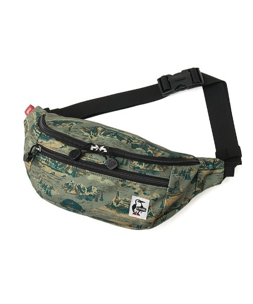 CHUMS（チャムス）の「【CHUMS/チャムス】 Recycle Small Waist Pouch（ボディバッグ/ウエストポーチ・レディース・ブラック/ネイビー/その他1/ピンク/グレイッシュベージュ/その他4/その他2/その他3・FREE）」の5枚目の写真