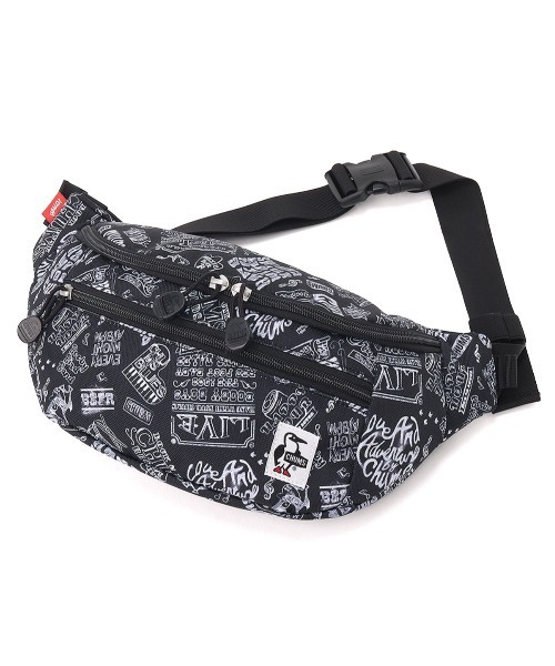 CHUMS（チャムス）の「【CHUMS/チャムス】 Recycle Small Waist Pouch（ボディバッグ/ウエストポーチ・レディース・ブラック/ネイビー/その他1/ピンク/グレイッシュベージュ/その他4/その他2/その他3・FREE）」の7枚目の写真