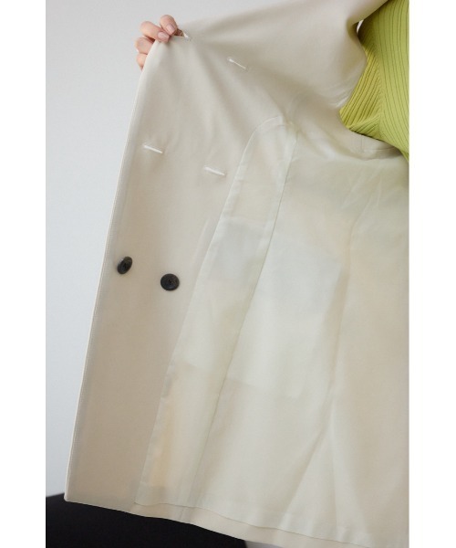 AZUL by moussy(アズールバイマウジー)の「Aラインミディ丈ジレ(ベスト・レディース・ライトベージュ/ブラック・FREE)」の22枚目の写真