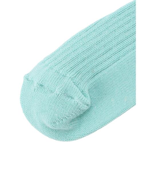 Samansa Mos2（サマンサ モスモス）の「【リネン混】ロングリブソックス（ソックス/靴下・レディース・ピンク/ベージュ/ミント・F）」の7枚目の写真