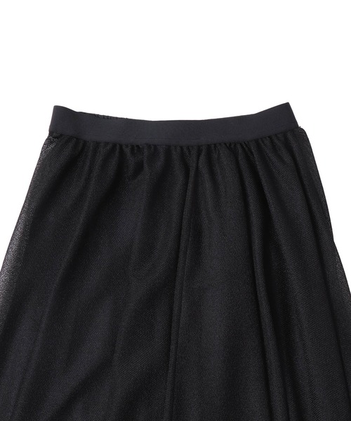 DRESSLAVE(ドレスレイブ)の「bright amunzen tulle long skirt(ブライトアムンゼンチュールロングスカート)(スカート・レディース・ホワイト/ブラック・38)」の10枚目の写真