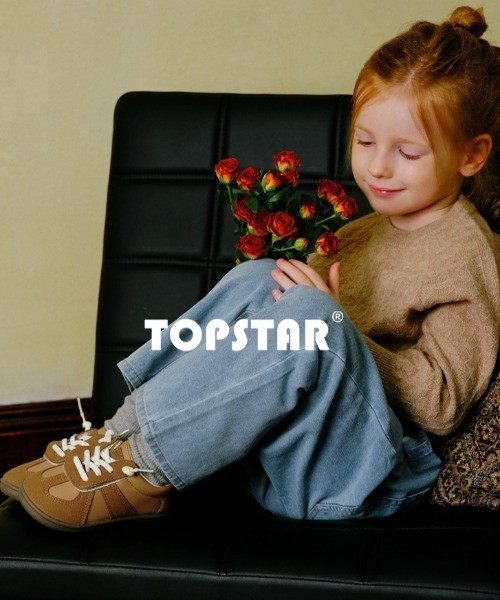 TOPSTAR（トップスター）の「KIDS TOPSTAR マジックテープTトゥデザインキッズスニーカー（スニーカー・キッズ・ブラウン/アイボリー・30inch/28inch/31inch/29inch/24inch/26inch/27inch）」の10枚目の写真