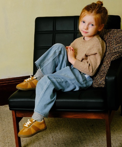 TOPSTAR（トップスター）の「KIDS TOPSTAR マジックテープTトゥデザインキッズスニーカー（スニーカー・キッズ・ブラウン/アイボリー・30inch/28inch/31inch/29inch/24inch/26inch/27inch）」の8枚目の写真