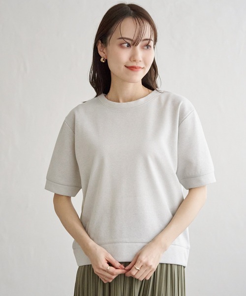 ikka(イッカ)の「ラメパフプルオーバープリーツスカートセット(ワンピース・レディース・オフホワイト/ブルー/ブラック・S/M/L)」の14枚目の写真