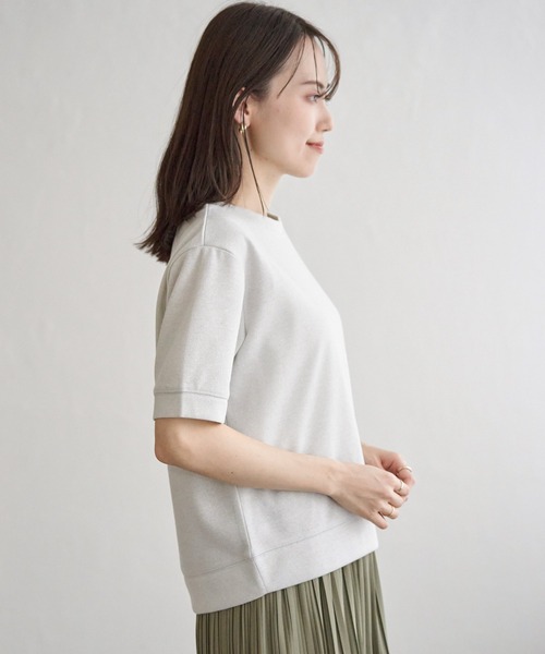 ikka(イッカ)の「ラメパフプルオーバープリーツスカートセット(ワンピース・レディース・オフホワイト/ブルー/ブラック・S/M/L)」の15枚目の写真