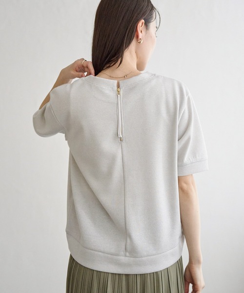 ikka(イッカ)の「ラメパフプルオーバープリーツスカートセット(ワンピース・レディース・オフホワイト/ブルー/ブラック・S/M/L)」の16枚目の写真