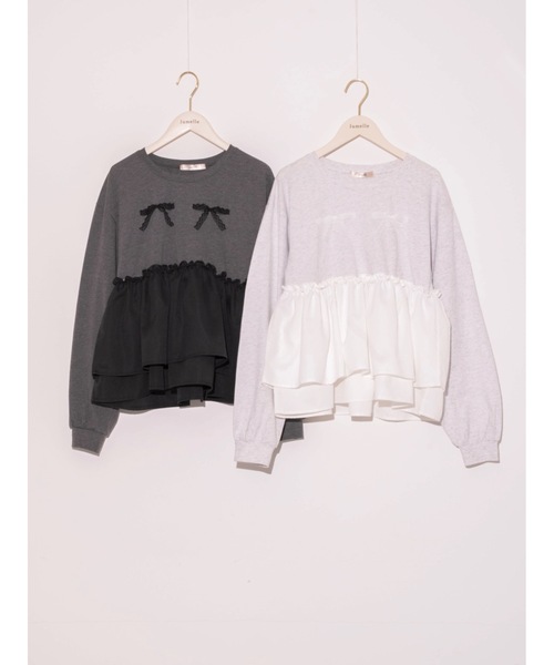 peplum cutsew（Tシャツ/カットソー）｜jumelle（ジュメロ）の