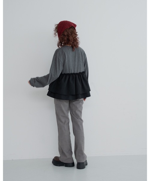 tシャツ peplum cutsew レディース peplum cutsew（Tシャツ/カットソー）｜jumelle（ジュメロ）の