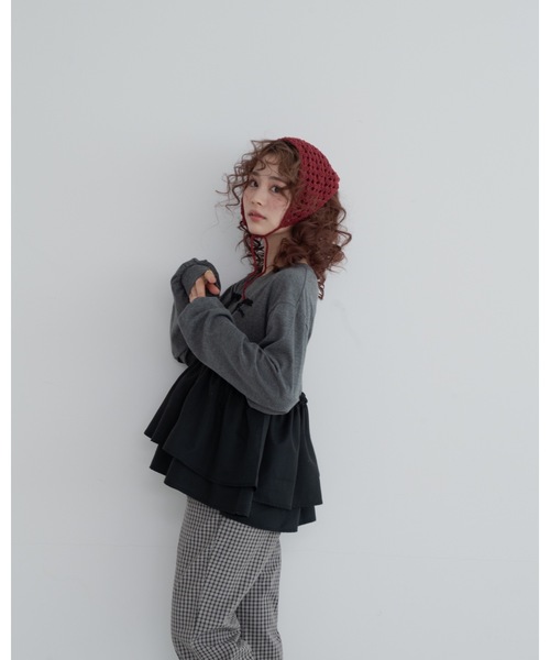 tシャツ peplum cutsew レディース peplum cutsew（Tシャツ/カットソー）｜jumelle（ジュメロ）の