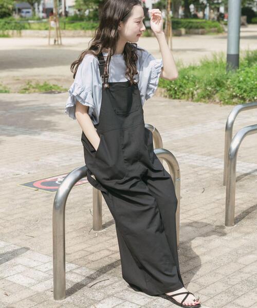 セール】リネン混サロペット（サロペット/オーバーオール