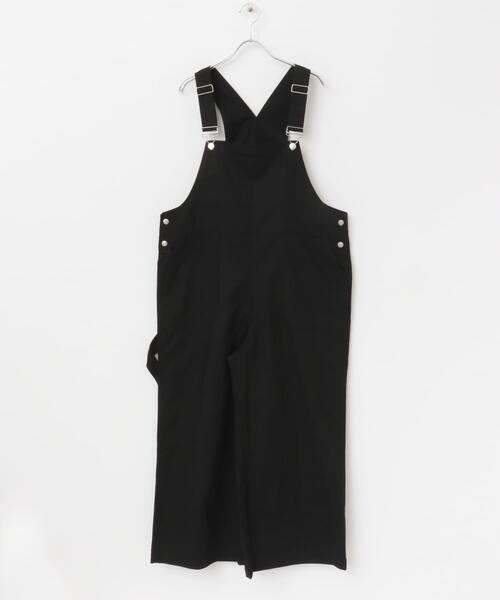 ITEMS URBANRESEARCH（アイテムズ アーバンリサーチ）の「リネン混サロペット（サロペット/オーバーオール・レディース・ブラック/ベージュ・FREE）」の8枚目の写真