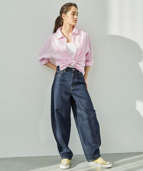 EDWIN(エドウィン)の「essentials ヴィンテージカーブワイドデニムパンツ(デニムパンツ・レディース・インディゴブルー/ライトインディゴブルー/ブラック系その他・X-SMALL/SMALL/MEDIUM/LARGE)」の20枚目の写真