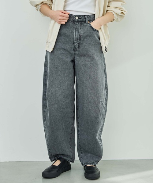 EDWIN(エドウィン)の「essentials ヴィンテージカーブワイドデニムパンツ(デニムパンツ・レディース・インディゴブルー/ライトインディゴブルー/ブラック系その他・X-SMALL/SMALL/MEDIUM/LARGE)」の21枚目の写真