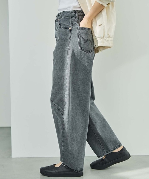 EDWIN(エドウィン)の「essentials ヴィンテージカーブワイドデニムパンツ(デニムパンツ・レディース・インディゴブルー/ライトインディゴブルー/ブラック系その他・X-SMALL/SMALL/MEDIUM/LARGE)」の22枚目の写真