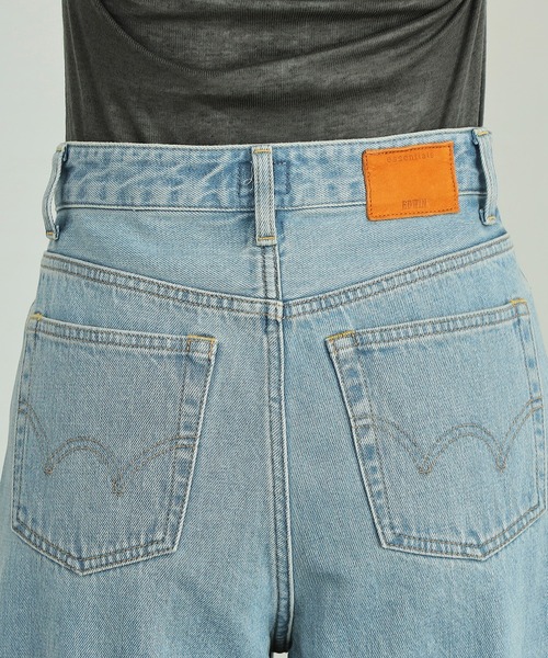 EDWIN(エドウィン)の「essentials ヴィンテージカーブワイドデニムパンツ(デニムパンツ・レディース・インディゴブルー/ライトインディゴブルー/ブラック系その他・X-SMALL/SMALL/MEDIUM/LARGE)」の9枚目の写真