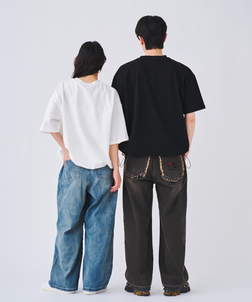 R with Heart Drawstring T-shirts / R&ハート ドローコードT