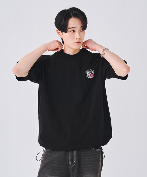 セール】R with Heart Drawstring T-shirts / R&ハート ドロー