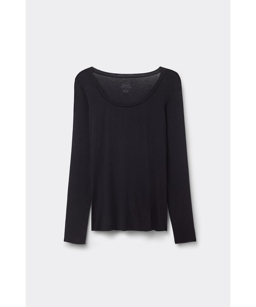 Intimissimi(インティミッシミ)の「Ultralight モダール&カシミヤ スクープネック ロングスリーブ ニット(ニット/セーター・レディース・アイボリー/ブラック/オートミール・S/M/L)」の12枚目の写真