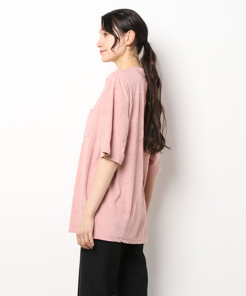ARCHIVER(アーカイバ)の「【RS】【RDS】ポケット付きパイルTシャツ(Tシャツ/カットソー・メンズ・ネイビー/ブラック/アイボリー・MEDIUM/LARGE)」の4枚目の写真