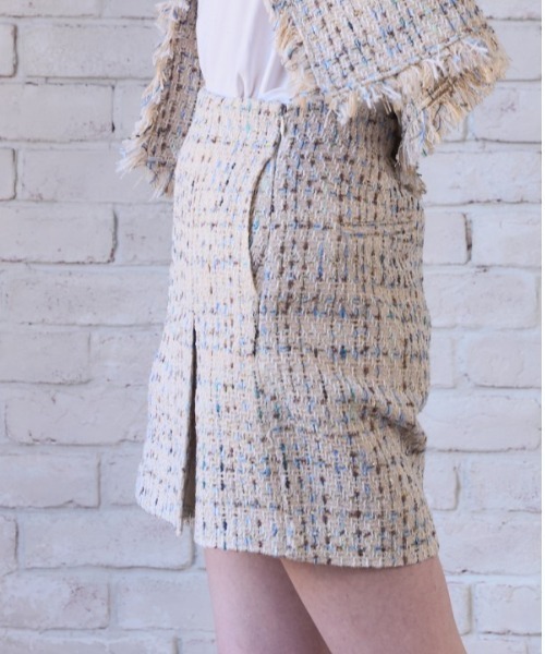 Meline M(メリンエム)の「Tweed Skort ツイードスカパン(その他パンツ・レディース・ホワイト系その他/ブラック×ホワイト・FREE)」の22枚目の写真