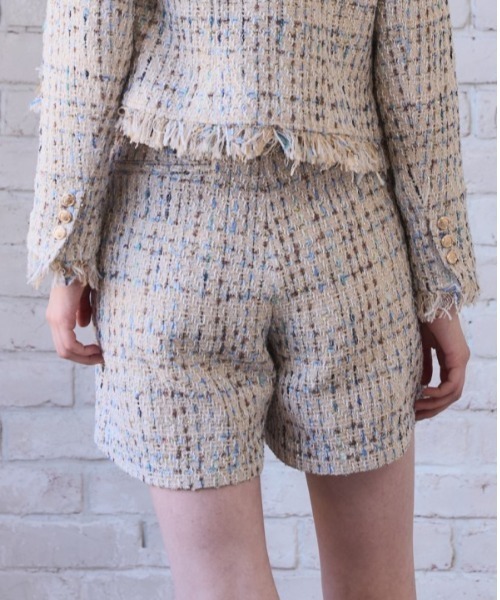 Meline M(メリンエム)の「Tweed Skort ツイードスカパン(その他パンツ・レディース・ホワイト系その他/ブラック×ホワイト・FREE)」の21枚目の写真