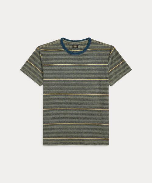 RRL（ダブル アール エル）の「インディゴ ジャカードニット