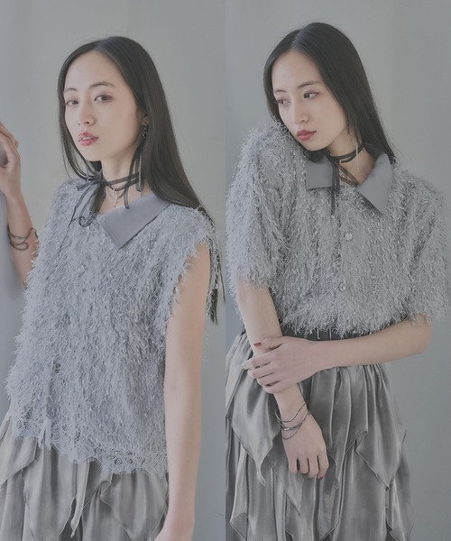 tシャツ 2WAYフリンジシアーカーディガン(HARE) レディース HARE tシャツ 2WAYフリンジシアーカーディガン(HARE) レディース