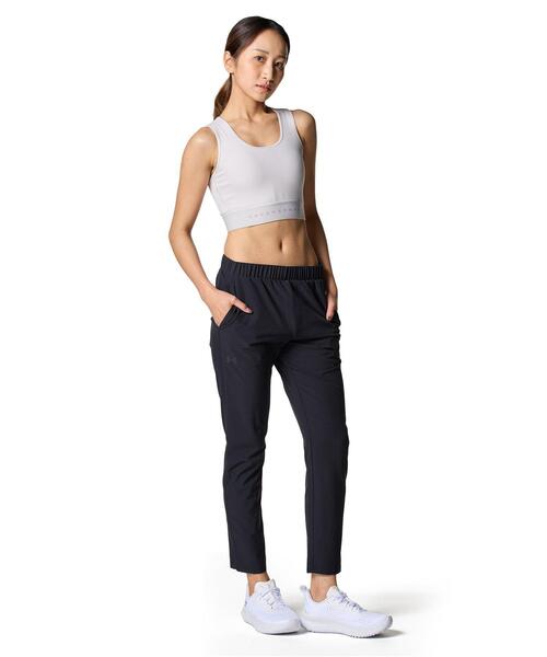 UNDER ARMOUR（アンダーアーマー）の「UAストレッチウーブン クロップ パンツ（トレーニング/レディース）（その他パンツ・レディース・ブラック・S/L/XL/M）」の3枚目の写真