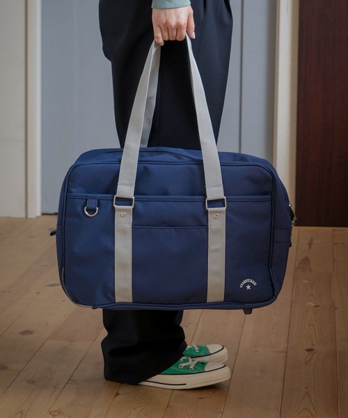 CONVERSE(コンバース)の「【CONVERSE/コンバース】スクールバッグ(ショルダーバッグ・レディース・ブラック/ネイビー/グレー・FREE)」の1枚目の写真