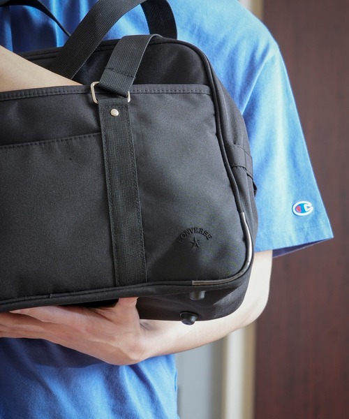 CONVERSE(コンバース)の「【CONVERSE/コンバース】スクールバッグ(ショルダーバッグ・レディース・ブラック/ネイビー/グレー・FREE)」の13枚目の写真