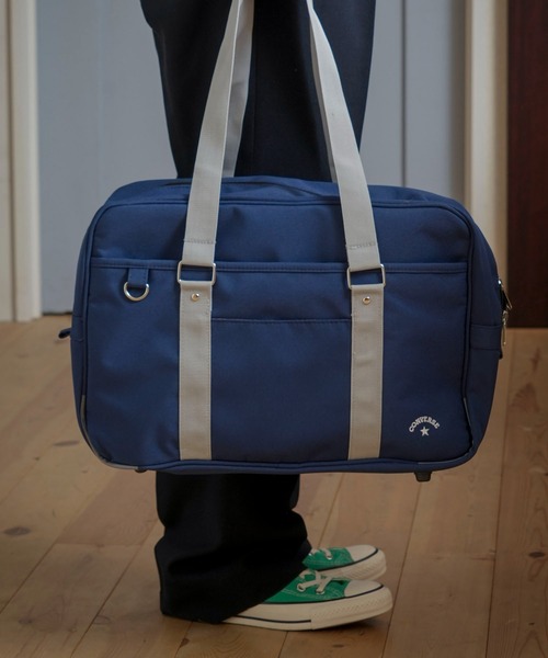 CONVERSE(コンバース)の「【CONVERSE/コンバース】スクールバッグ(ショルダーバッグ・レディース・ブラック/ネイビー/グレー・FREE)」の15枚目の写真