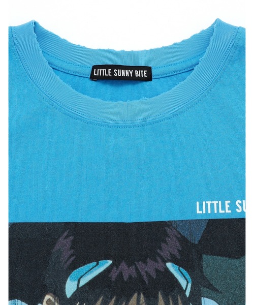 Little sunny bite(リトルサニーバイト)の「/evangelion x little sunny bite / big tee(Tシャツ/カットソー・メンズ・ブラック/ブルー/ホワイト・MEDIUM/SMALL)」の19枚目の写真