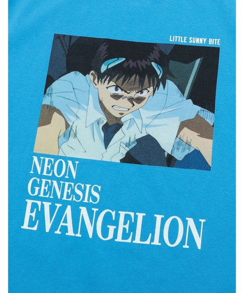 Little sunny bite(リトルサニーバイト)の「/evangelion x little sunny bite / big tee(Tシャツ/カットソー・メンズ・ブラック/ブルー/ホワイト・MEDIUM/SMALL)」の20枚目の写真