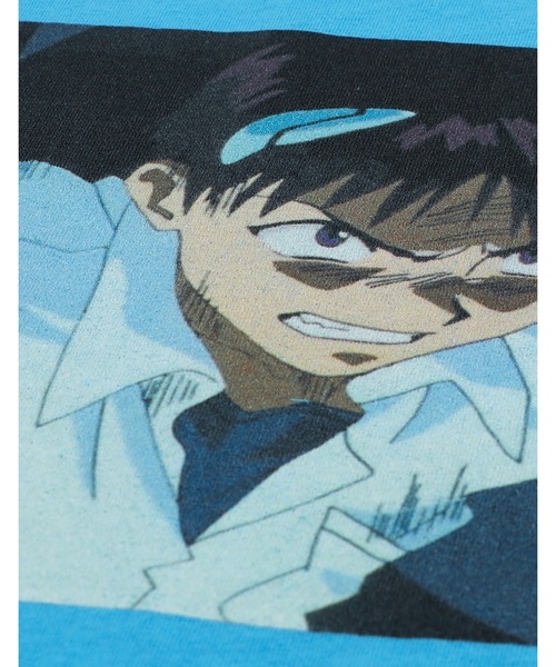 Little sunny bite(リトルサニーバイト)の「/evangelion x little sunny bite / big tee(Tシャツ/カットソー・メンズ・ブラック/ブルー/ホワイト・MEDIUM/SMALL)」の21枚目の写真