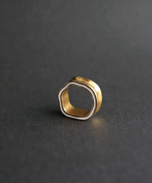 TEN.(テン)の「18KGP ファネルリング(リング・レディース・ゴールド・#11/#13/#15)」の1枚目の写真