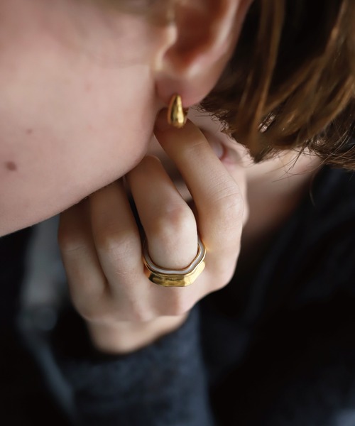 TEN.（テン）の「18KGP ファネルリング（リング・レディース・ゴールド・#11/#13/#15/#9）」の4枚目の写真