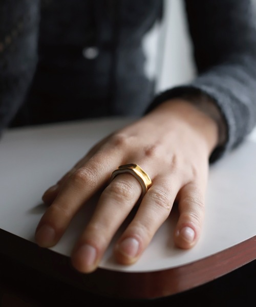 TEN.（テン）の「18KGP ファネルリング（リング・レディース・ゴールド・#11/#13/#15/#9）」の3枚目の写真