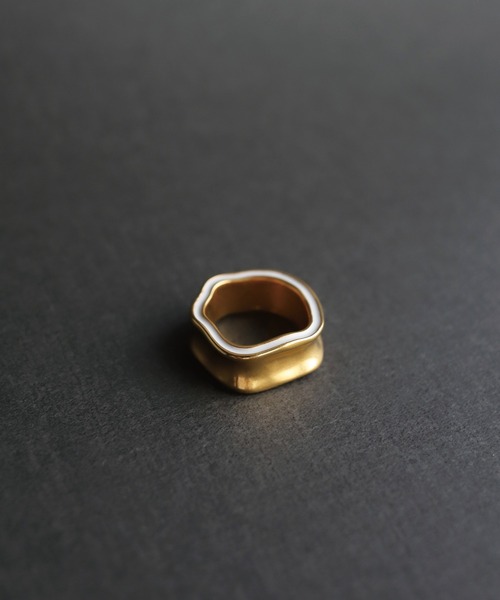 TEN.(テン)の「18KGP ファネルリング(リング・レディース・ゴールド・#11/#13/#15)」の2枚目の写真