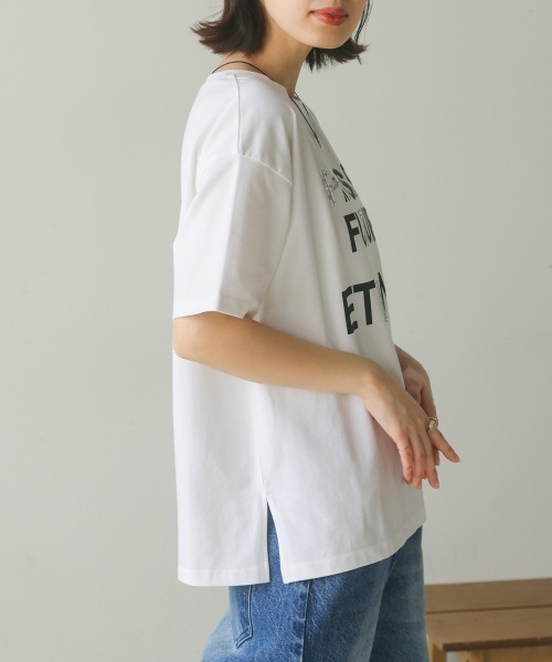 Bou Jeloud(ブージュルード)の「スパンコールロゴT(Tシャツ/カットソー・レディース・ブラック/オフホワイト・FREE)」の14枚目の写真
