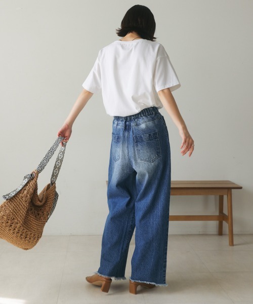 Bou Jeloud(ブージュルード)の「スパンコールロゴT(Tシャツ/カットソー・レディース・ブラック/オフホワイト・FREE)」の15枚目の写真
