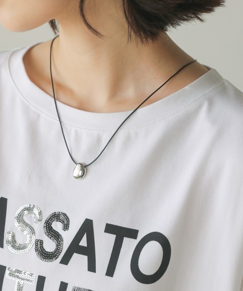 Bou Jeloud(ブージュルード)の「スパンコールロゴT(Tシャツ/カットソー・レディース・ブラック/オフホワイト・FREE)」の17枚目の写真